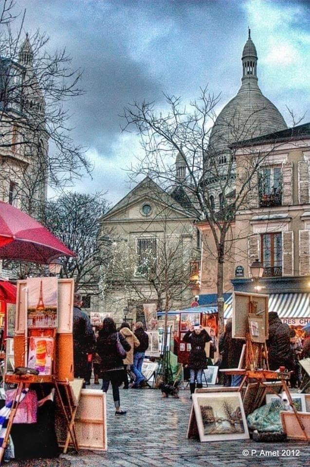 Place du tertre montmartre